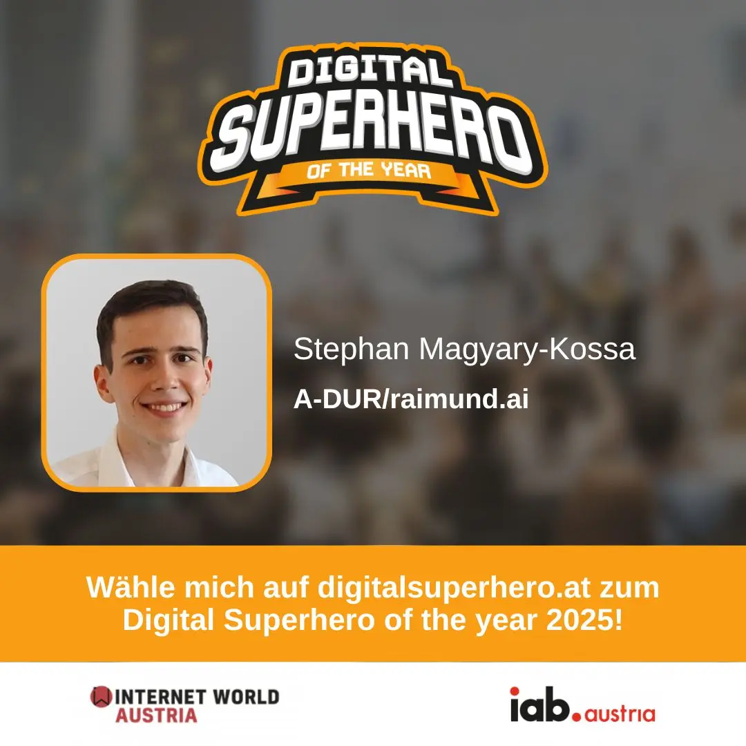 Stephan Magyary-Kossa ist als Digital Superhero 2025 nominiert