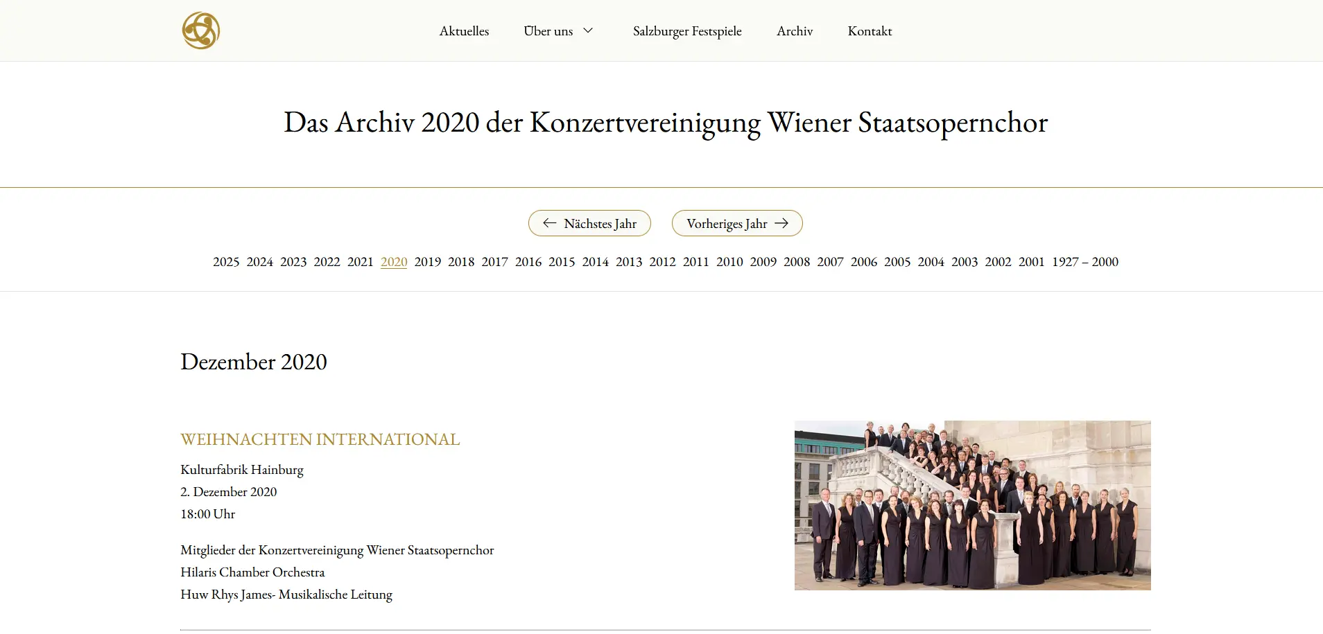Konzertvereinigung Wiener Staatsopernchor Screenshot 3