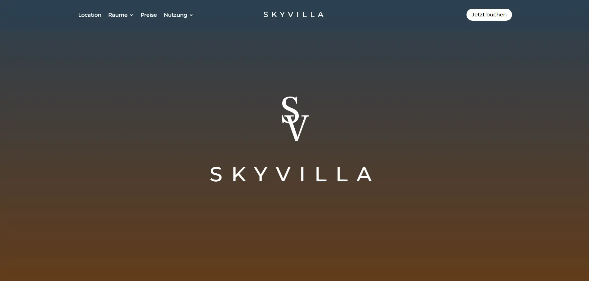 Event-Location Webdesign Wien: Skyvilla Screenshot 2