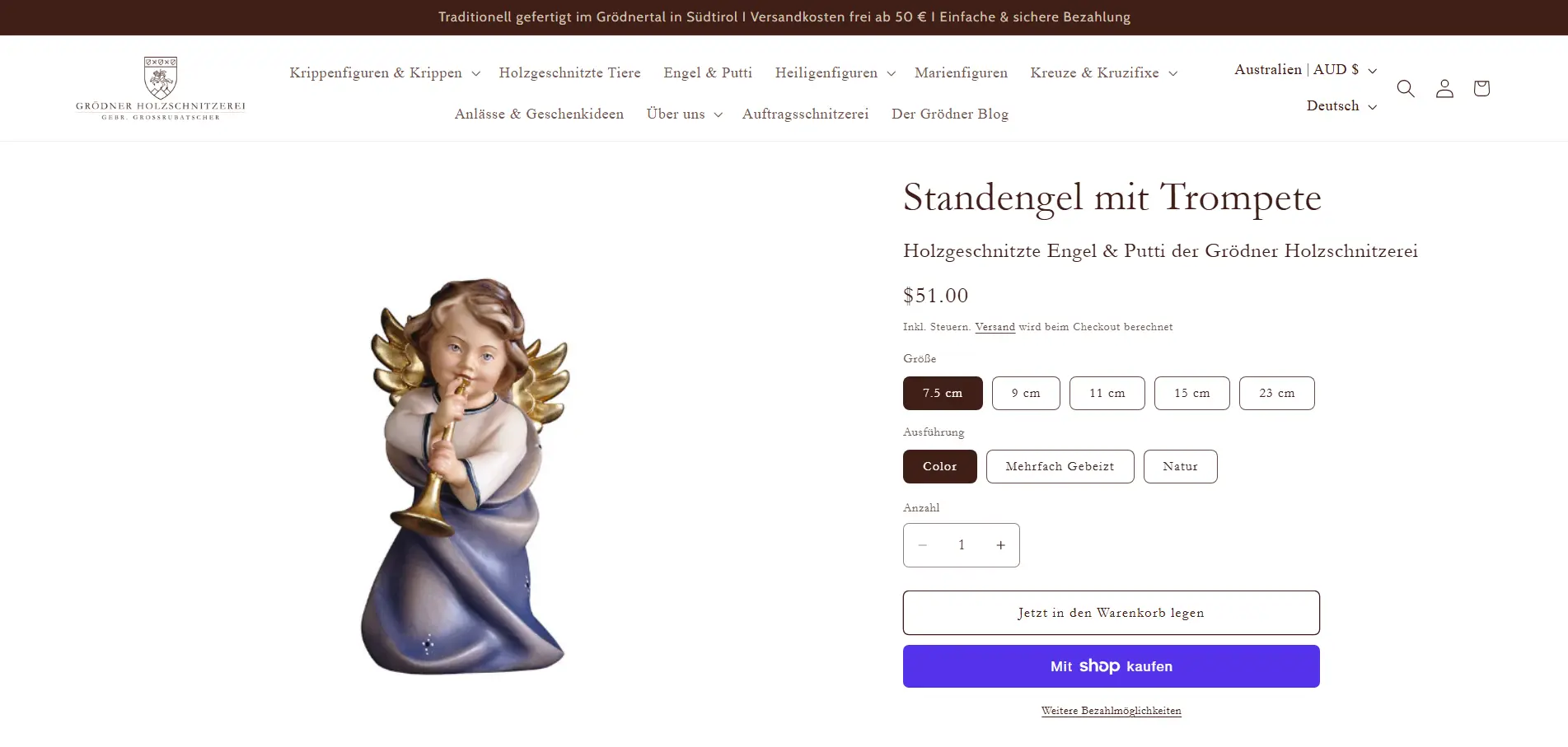 Grödner Holzschnitzerei Screenshot 3