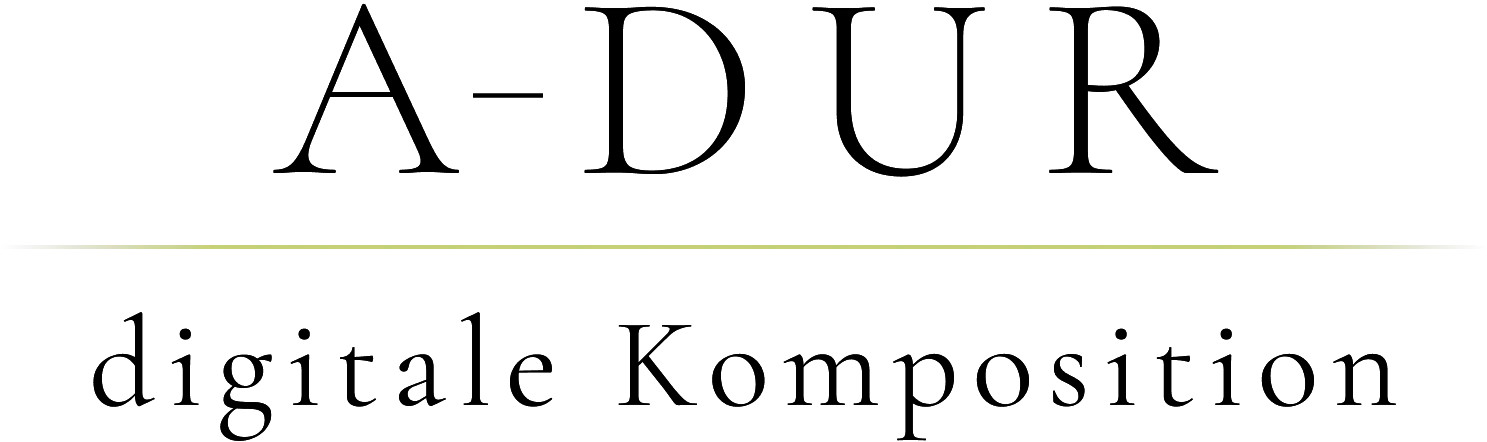 Logo von A-DUR.digitale Komposition